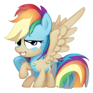 Rainbow dash sticker