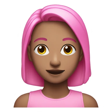 rainbow in a pink hue sticker