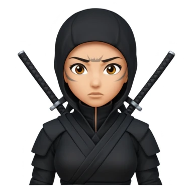 ninja woman chaos coordinator sticker