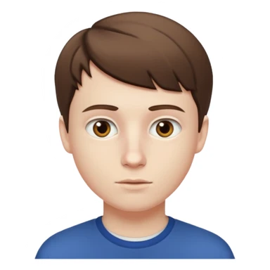 White Boy Collage Student sticker