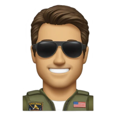 Maverick Tom cruise top gun sticker