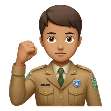 Shinzou wo sasageyo and fist on the chest sticker