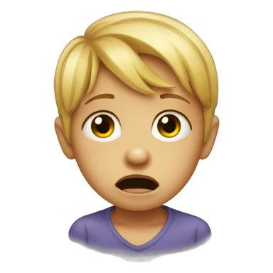 crying child sticker