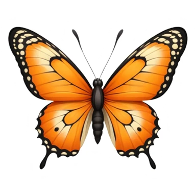 papillon sticker