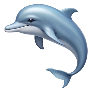 Cinematic Noble Dolphin Portrait Emoji, Poised and graceful, with a sleek, streamlined body of smooth, silvery-blue skin and a gentle, arched dorsal fin, deep, soulful eyes exuding intelligence, Simplified yet sharp and sophisticated features, highly detailed, glowing with a soft, aquatic luminescence, high shine, intelligent and elegant, stylized with an air of oceanic majesty, focused and fluid, soft glowing outline, capturing the essence of a watchful and confident marine guardian that seems ready to leap out of the screen with effortless authority! sticker