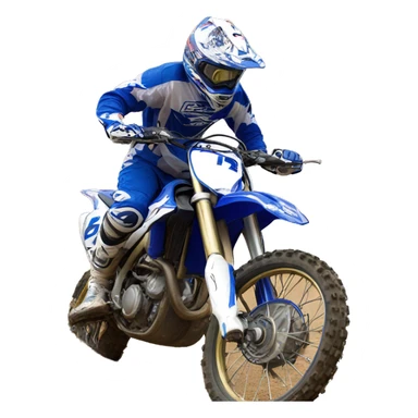 Motocross yz sticker