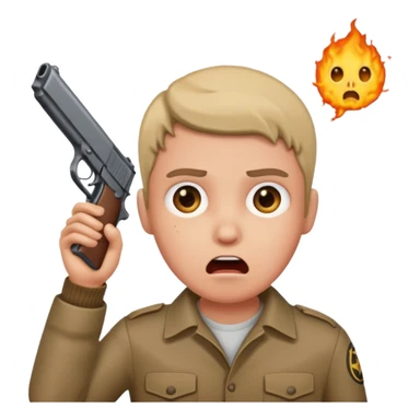 Gun to the head sticker