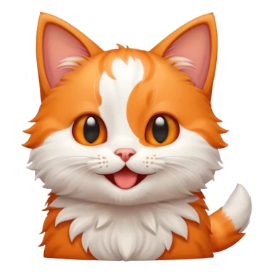 Kitten giggle sticker