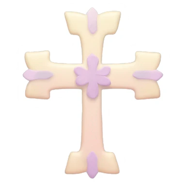 Pastel Cross  sticker