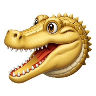 Beige crocs- Just one sticker