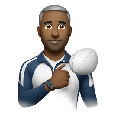 Football coach at the fire station sticker