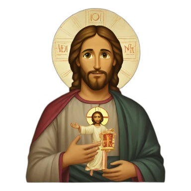 orthodox icon christ sticker