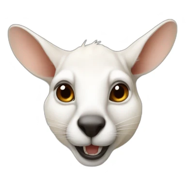 Kangourou sur chèvre sticker