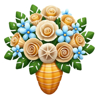 Seashell bouquet  sticker