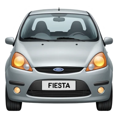 light grey ford fiesta from 2003 sticker