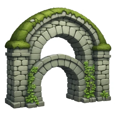 fantasy stone bridge sticker