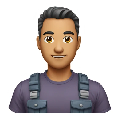 emoji 1 flor cravo vermelho sticker