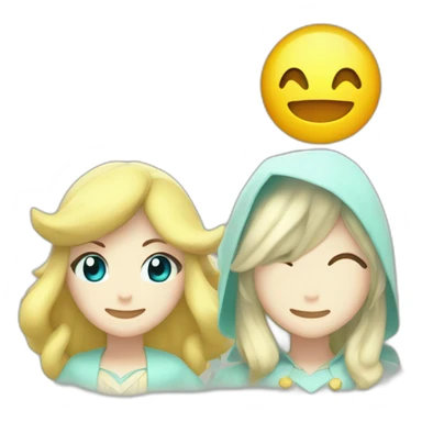 Rosalina and luma sticker
