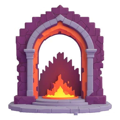 Minecraft Nether portal sticker