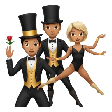 Magician + Acrobat sticker