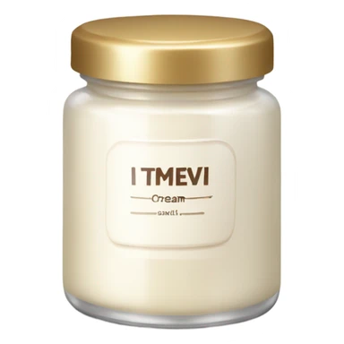 aesthetic jar of cream sticker