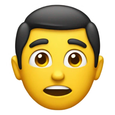 Emoji saying whatever  sticker