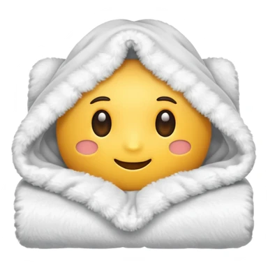 blanket with no face on it sticker