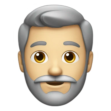 frenchman with beard sticker