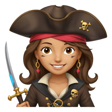 Une Princesse Pirates rebelles et t b sticker