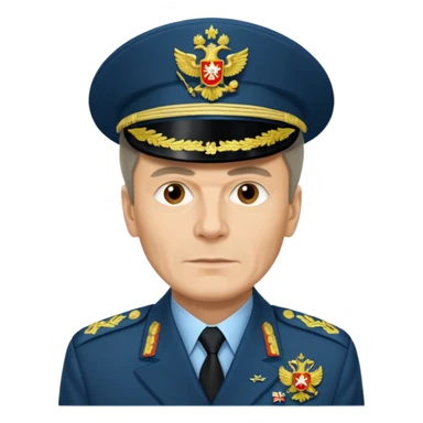 generate a Russian general Gerasimov sticker