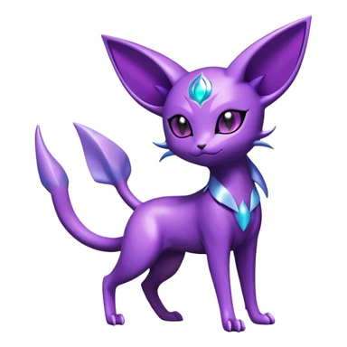 Shiny Espeon-Noibat-Hybrid (Full body) sticker