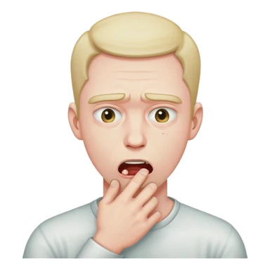 Guy chocking himself out  sticker