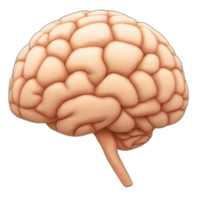mush brain that is brick colored sticker