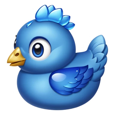 Sapphire Gem hen sticker