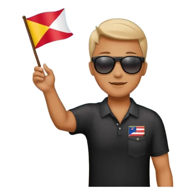 Generate the  two emoji  compound word of country sticker