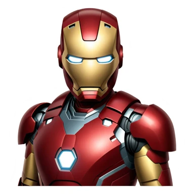 james rhodes black iron man from  from civil war sticker