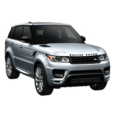 silver range rover sport side view sticker