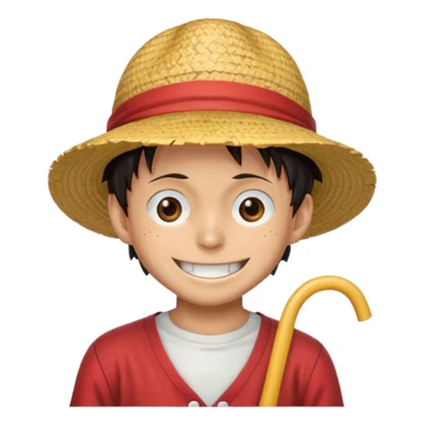 J’aimerais que tu me crées un emoji sur Monkeydi Luffy sticker