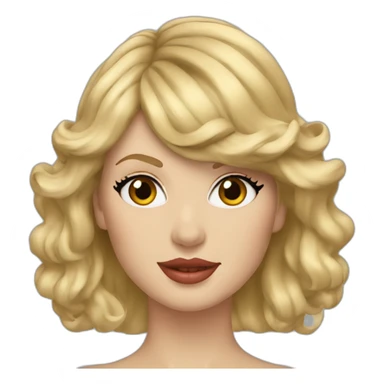 taylor swift blonde sticker