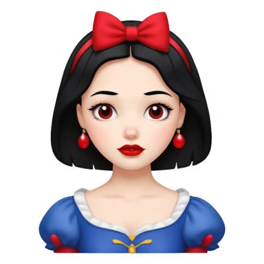 Snow white sticker