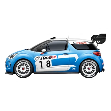 Citroën DS3 WRC best view  sticker