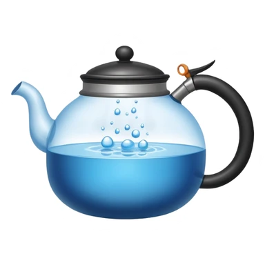 a small pot or kettle filled with water placed on fire, the water is boiling intensely with visible steam and bubbles rising, bright lighting, clean white background



 sticker