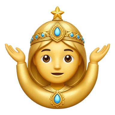 Worship emoji  sticker