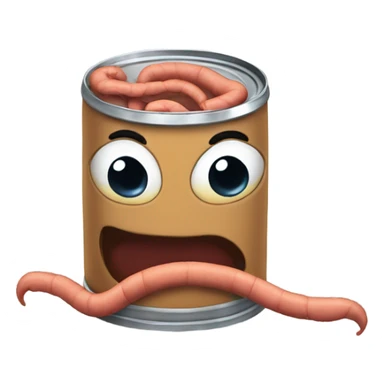 Can of worms sticker