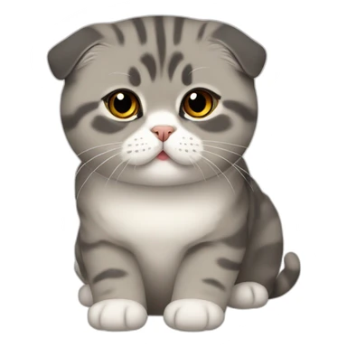 scottish fold sticker