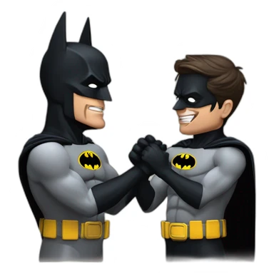 batman slapping robin sticker
