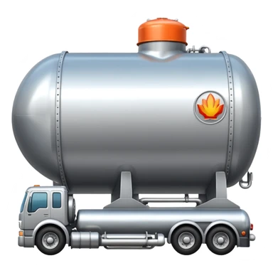 create an ultra realistic American modern gas tanker sticker