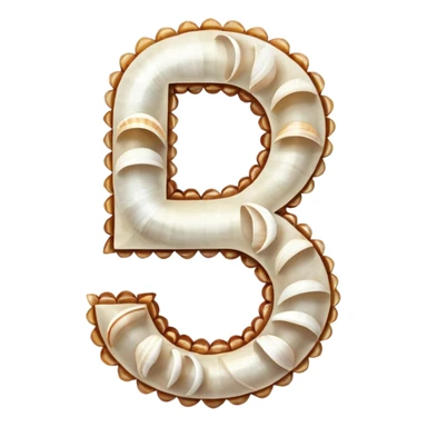 number 1 made from sea sticker