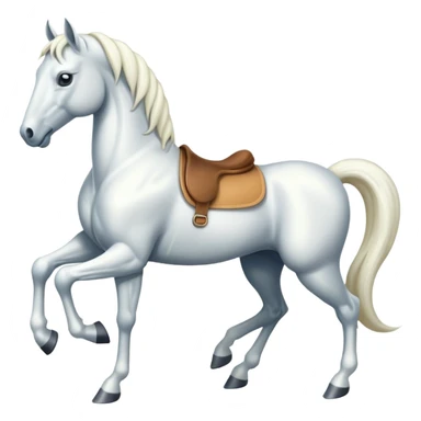 An eight-legged white horse sticker