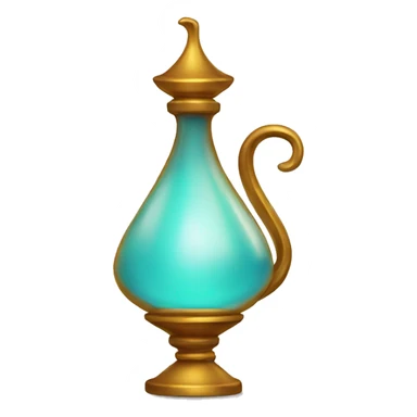 Genie lamp sticker